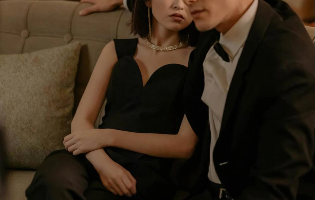 Couple Sitting on the Couch